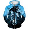 NFL Carolina Panthers Halloween Night Zip Up Hoodie