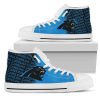 NFL Carolina Panthers High Top Shoes