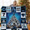 NFL Carolina Panthers Legends Blue Quilt Blanket V2