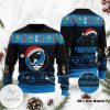 NFL Carolina Panthers Skull Ugly Christmas Sweater