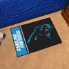 NFL Carolina Panthers Uniforn Inspired Rubber Doormat