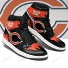 NFL Chicago Bears Black Orange Sneaker Air Jordan 1 High Sneakers