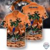 NFL Chicago Bears Blue Parrot In Coconut Tree Hawaiian Shirt