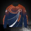 NFL Chicago Bears Curve Graphic Professional Version Bomber Jacket