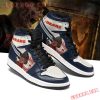 NFL Chicago Bears Dark Blue White Monster Air Jordan 1 High Sneakers