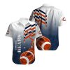 NFL Chicago Bears Fire Ball In White Hawaiian Shirt