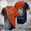 NFL Chicago Bears Orange Blue Baseball Jersey V2