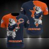 NFL Chicago Bears Orange Dark Blue Perfect Design T-Shirt