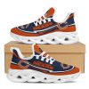 NFL Chicago Bears Orange Dark Blue White Curve Max Soul Shoes