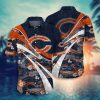 NFL Chicago Bears Short Orange White Curve In Dark Hawaiian Shirt
