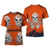 NFL Chicago Bears Skull For Halloween T-Shirt