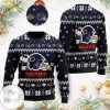 NFL Chicago Bears Snoopy Helmet In Dark Blue Sweater