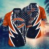 NFL Chicago Bears Swing In Orange Dark Blue Stars Hawaiian Shirt