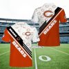 NFL Chicago Bears White Orange Verion Polo Shirt V2