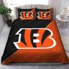 NFL Cincinnati Bengals Black Orange Bedding Set V2
