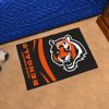 NFL Cincinnati Bengals Black Rubber Doormat