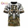 NFL Cincinnati Bengals Custom Name Number Deer Skull T-Shirt