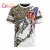 NFL Cincinnati Bengals Custom Name Number Fish T-Shirt