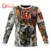 NFL Cincinnati Bengals Custom Name Number Hunter Sweatshirt