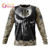 NFL Cincinnati Bengals Custom Name Number Punisher Skull Sweatshirt