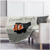NFL Cincinnati Bengals Grey Black Fleece Blanket