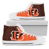 NFL Cincinnati Bengals High Top Shoes
