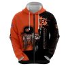 NFL Cincinnati Bengals Iron Maiden Zip Up Hoodie