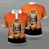 NFL Cincinnati Bengals Jack Skellington Halloween Polo Shirt