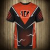 NFL Cincinnati Bengals Lightning Orange Black T-Shirt