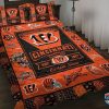 NFL Cincinnati Bengals Orange Black Est 1967 Bedding Set