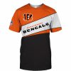 NFL Cincinnati Bengals Orange Black T-Shirt V4