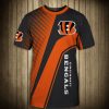 NFL Cincinnati Bengals Orange Black T-Shirt V8