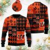 NFL Cincinnati Bengals Orange Black Ugly Christmas Sweater