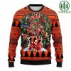 NFL Cincinnati Bengals Orange Ugly Christmas Tree Sweater