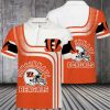 NFL Cincinnati Bengals Orange White Polo Shirt V2