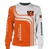 NFL Cincinnati Bengals Orange White Sweatshirt V2