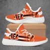 NFL Cincinnati Bengals Orange Yeezy Boost Sneakers