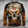 NFL Cincinnati Bengals Skull Halloween Sweatshirt V3