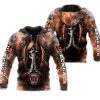 NFL Cincinnati Bengals Skull Smoke Pullover Hoodie