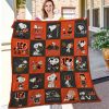 NFL Cincinnati Bengals Snoopy Quilt Blanket
