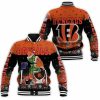 NFL Cincinnati Bengals The Grinch Christmas Baseball Jacket
