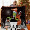 NFL Cincinnati Bengals The Grinch Christmas Quilt Blanket