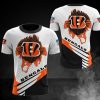 NFL Cincinnati Bengals White Orange T-Shirt