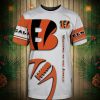 NFL Cincinnati Bengals White Orange T-Shirt V2