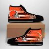 NFL Cleveland Browns Orange High Top Shoes