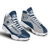 NFL Dallas Cowboys America Team Grey Dark Blue Air Jordan 13 Shoes