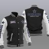 NFL Dallas Cowboys Black White America Team Baseball Jacket