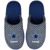 NFL Dallas Cowboys Blue Dots In-House Slippers