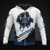 NFL Dallas Cowboys Cool Graphic Gift Zip Up Hoodie