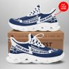 NFL Dallas Cowboys Custom Name Blue Lightning Max Soul Shoes